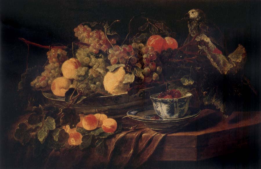 Jan  Fyt Fruit and a Parrot